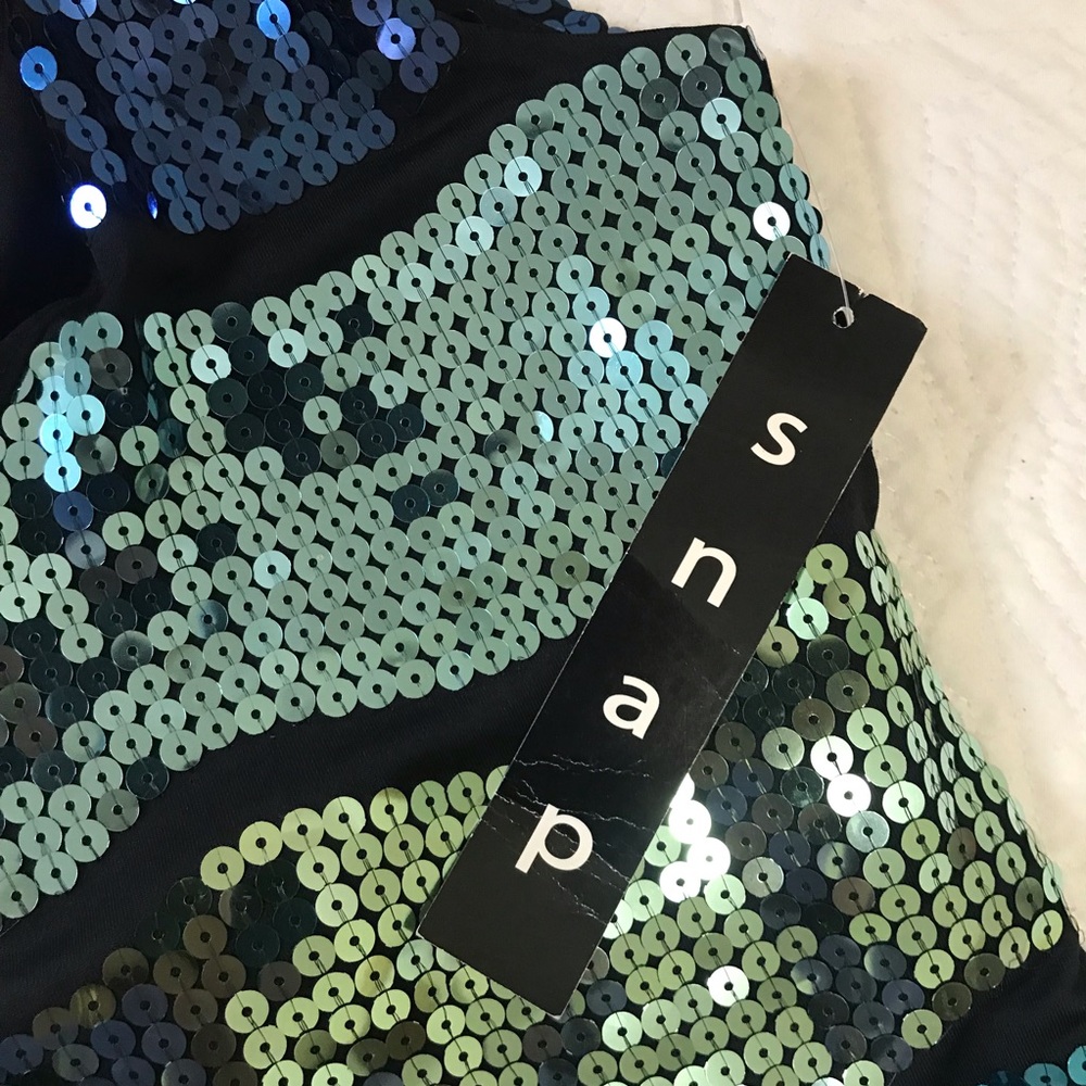 NWT Snap Vibrant Sequin Cocktail Dress - Picture 8 of 16